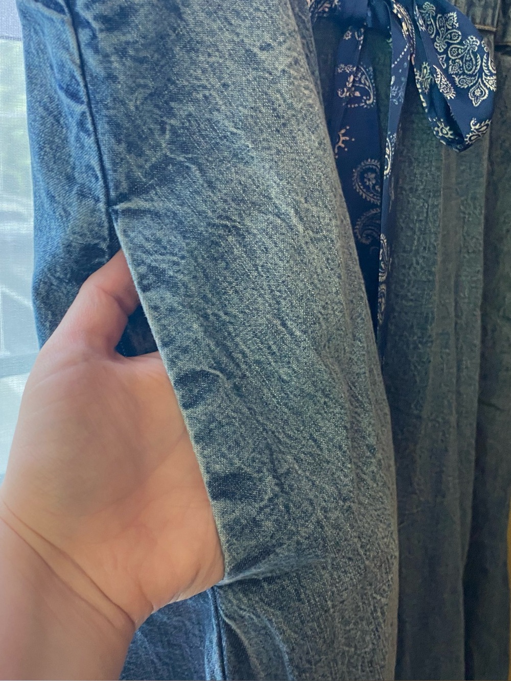 Free People | Denim Maxi Dress - Picture 5 of 8